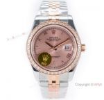 N9 Factory Diamond Bezel 2 Tone Rose Gold Rolex Datejust II Watch Swiss Grade 1